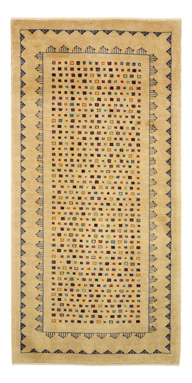 Gabbeh Rug - Loribaft Perser - 164 x 79 cm - gold