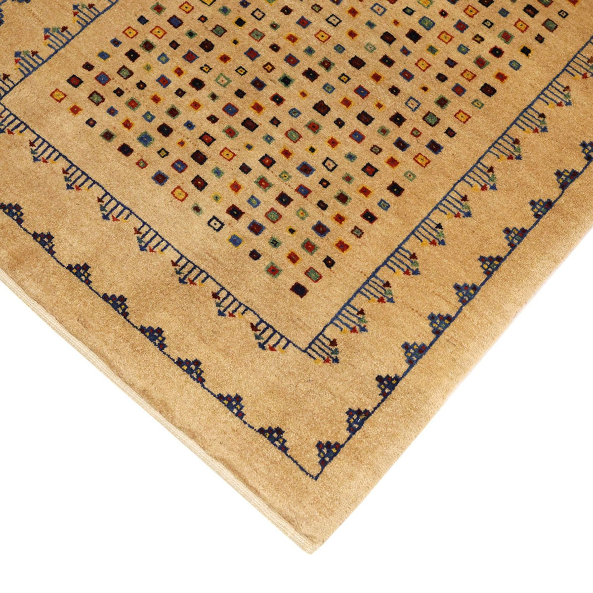 Gabbeh Rug - Loribaft Perser - 164 x 79 cm - gold