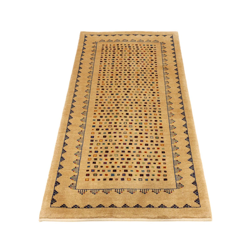 Gabbeh Rug - Loribaft Perser - 164 x 79 cm - gold