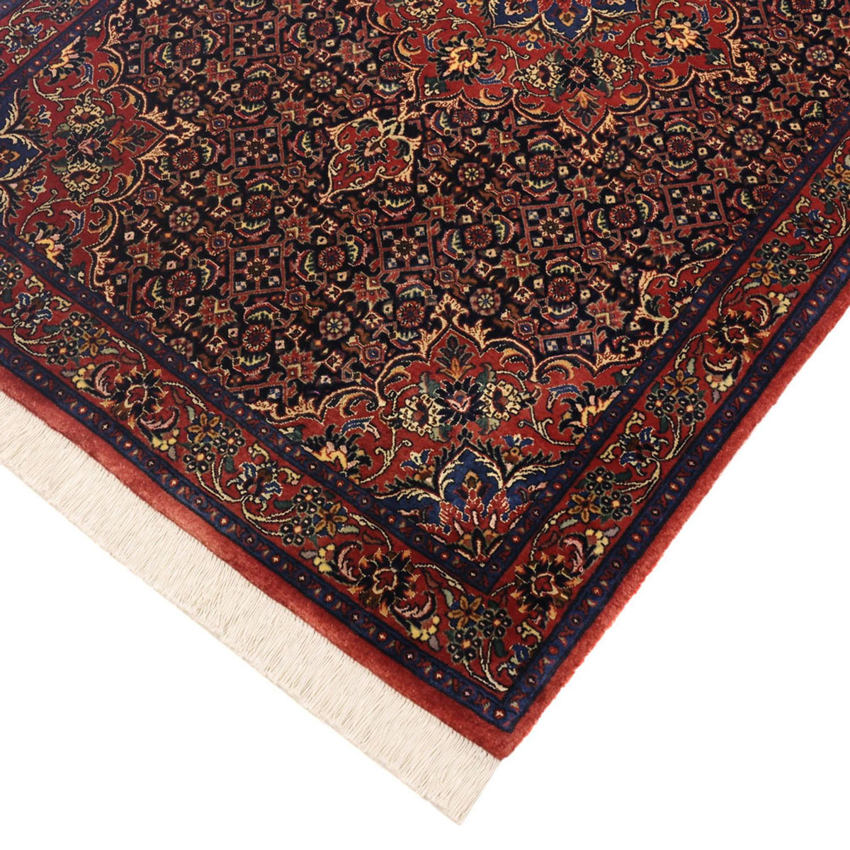 Perser Rug - Bidjar - 142 x 90 cm - dark red