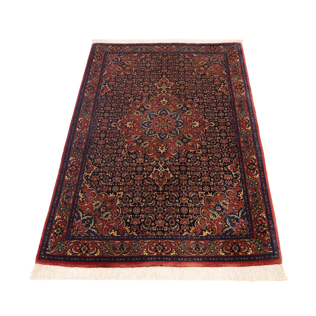 Perser Rug - Bidjar - 142 x 90 cm - dark red