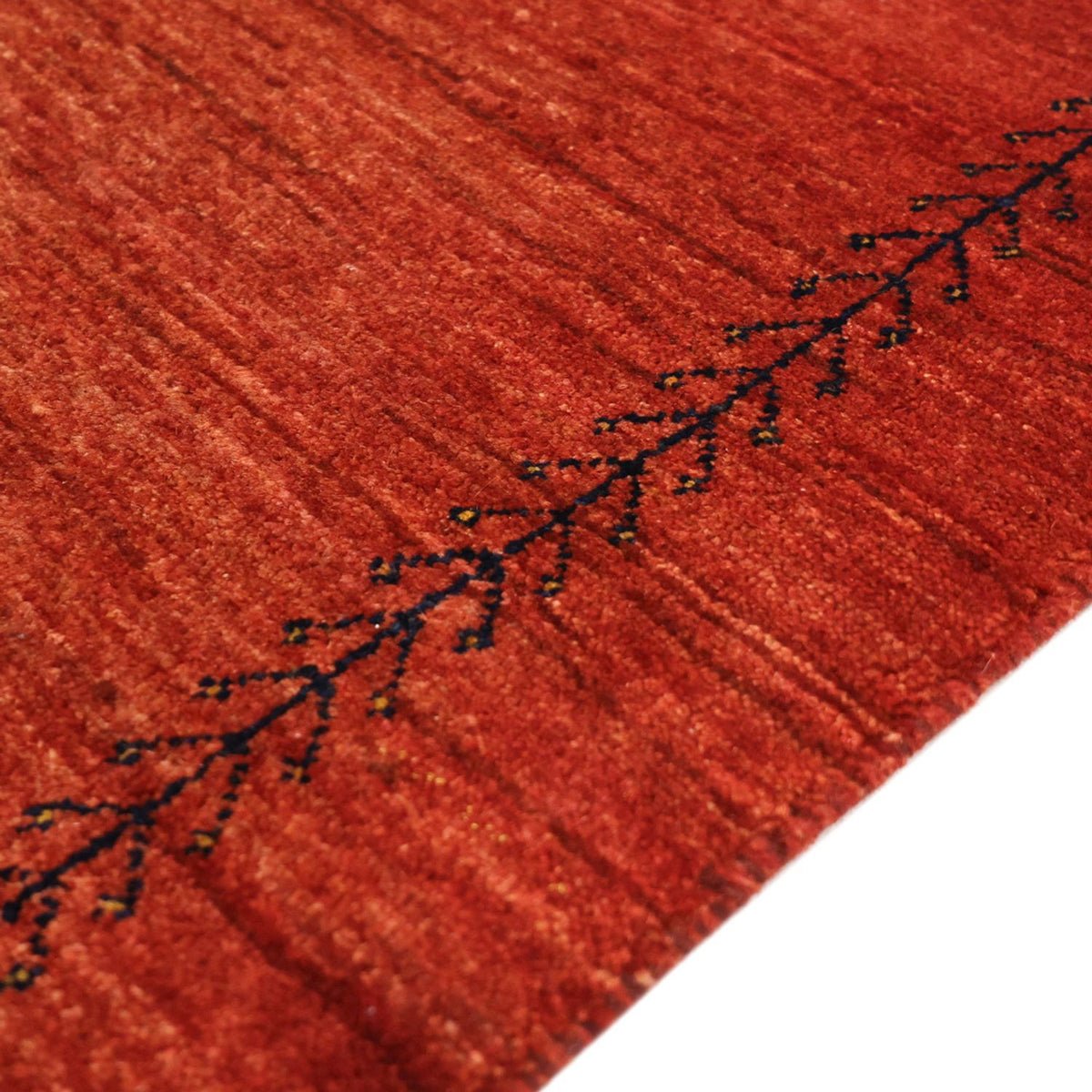 Gabbeh Rug - Loribaft Perser - 115 x 82 cm - dark red