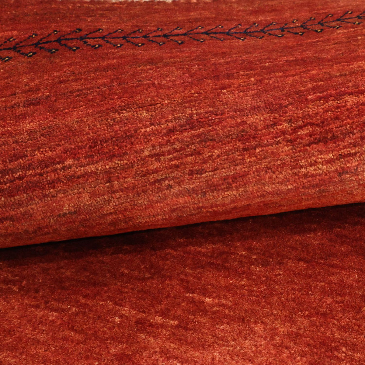Gabbeh Rug - Loribaft Perser - 115 x 82 cm - dark red