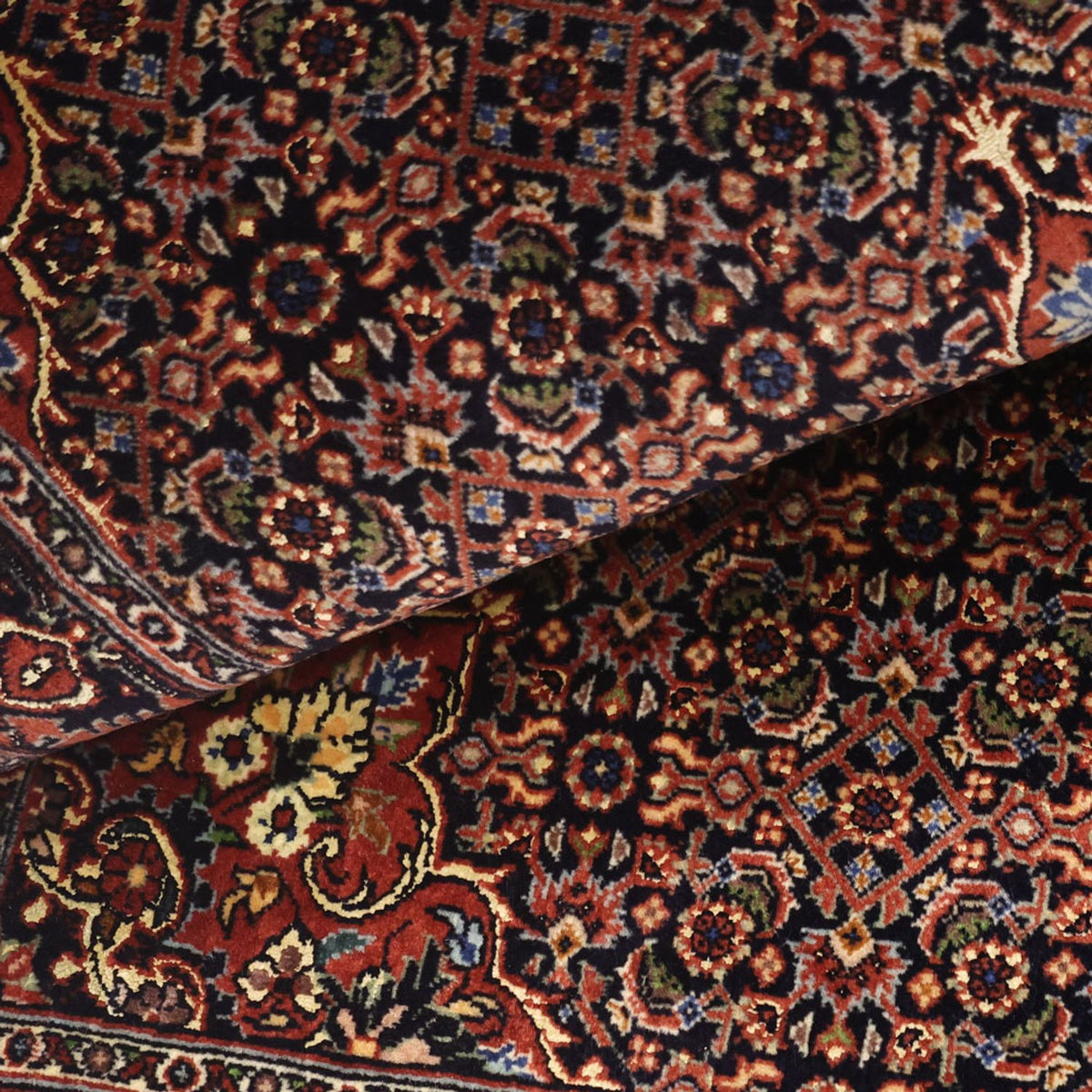 Perser Rug - Bidjar - 144 x 75 cm - dark red