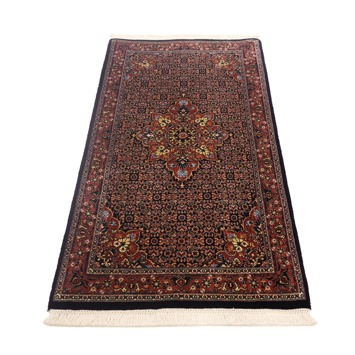Perser Rug - Bidjar - 144 x 75 cm - dark red