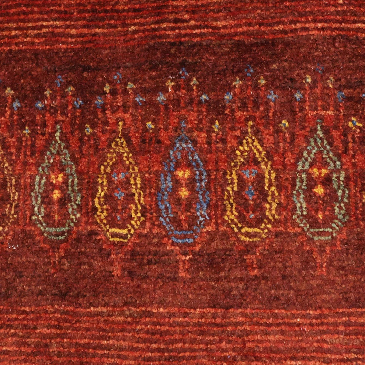 Gabbeh Rug - Kashkuli Perser - 131 x 82 cm - dark red