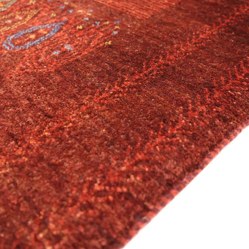 Gabbeh Rug - Kashkuli Perser - 131 x 82 cm - dark red