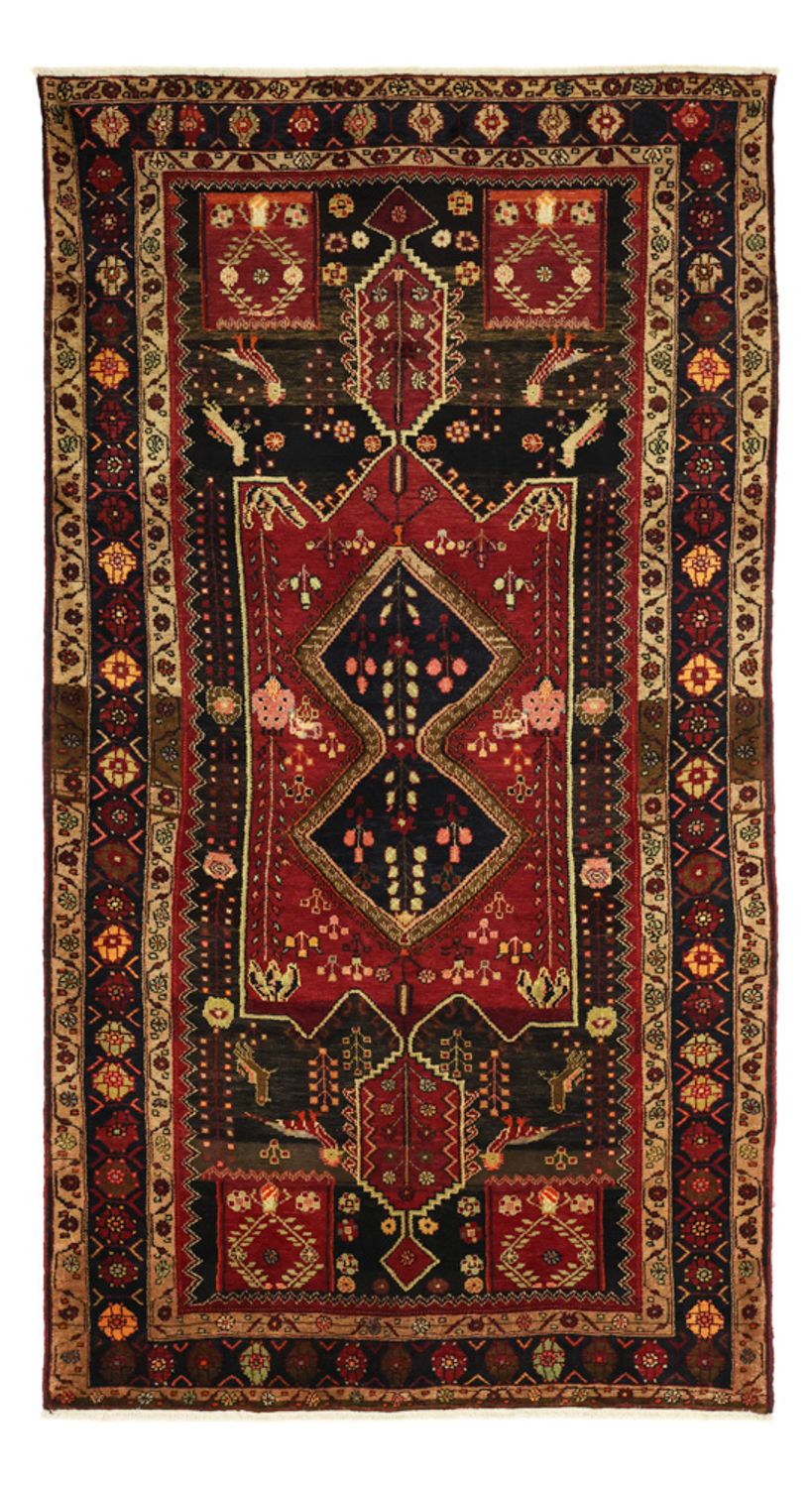 Perser Rug - Nomadic - 285 x 150 cm - dark red
