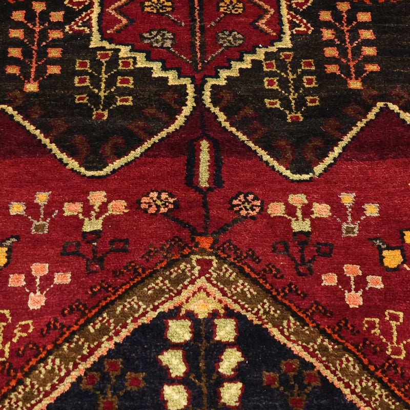 Perser Rug - Nomadic - 285 x 150 cm - dark red