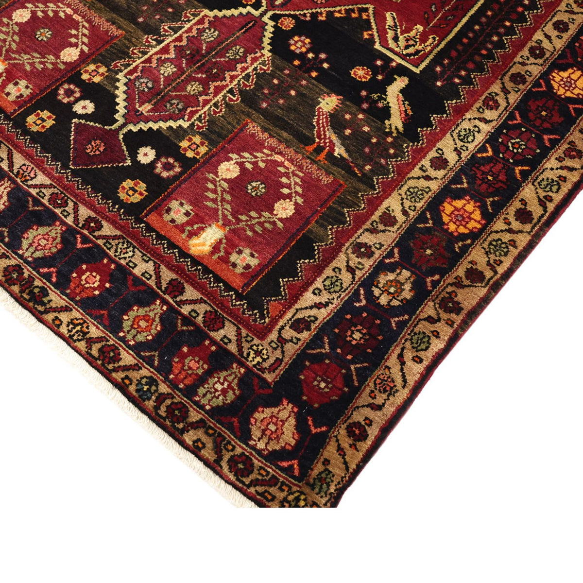 Perser Rug - Nomadic - 285 x 150 cm - dark red