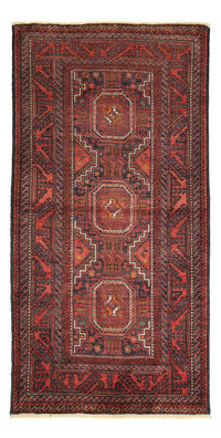 Runner Belutsch Rug - 194 x 98 cm - dark red