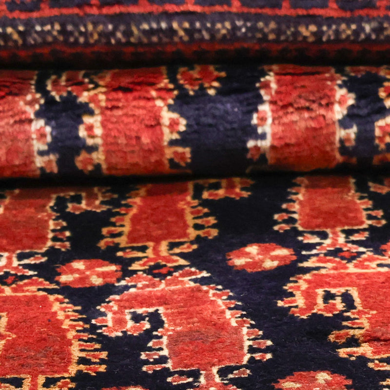 Runner Belutsch Rug - 194 x 100 cm - dark red