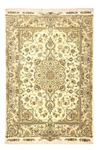 Perser Rug - Tabriz - Premium - Silk Warp - 206 x 145 cm - beige