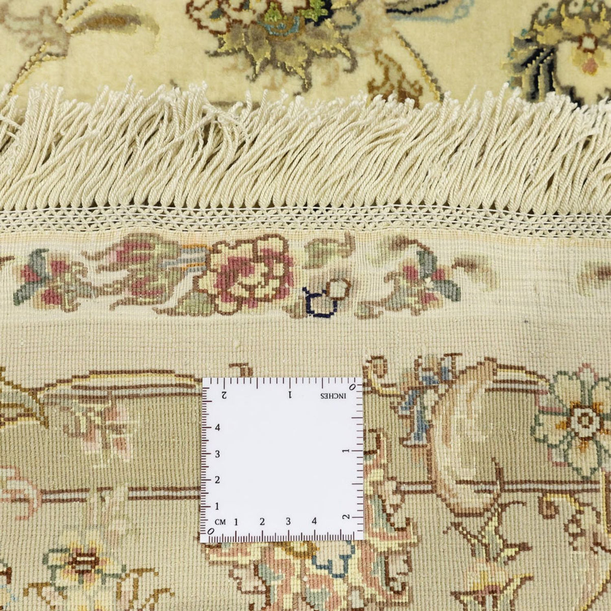 Perser Rug - Tabriz - Premium - Silk Warp - 206 x 145 cm - beige