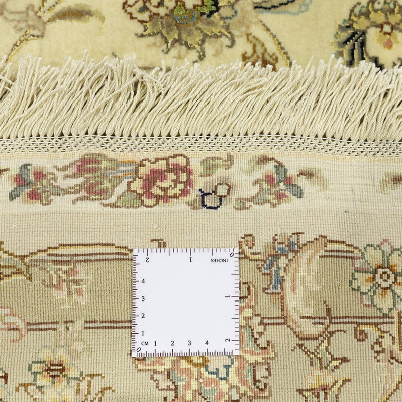 Perser Rug - Tabriz - Premium - Silk Warp - 206 x 145 cm - beige