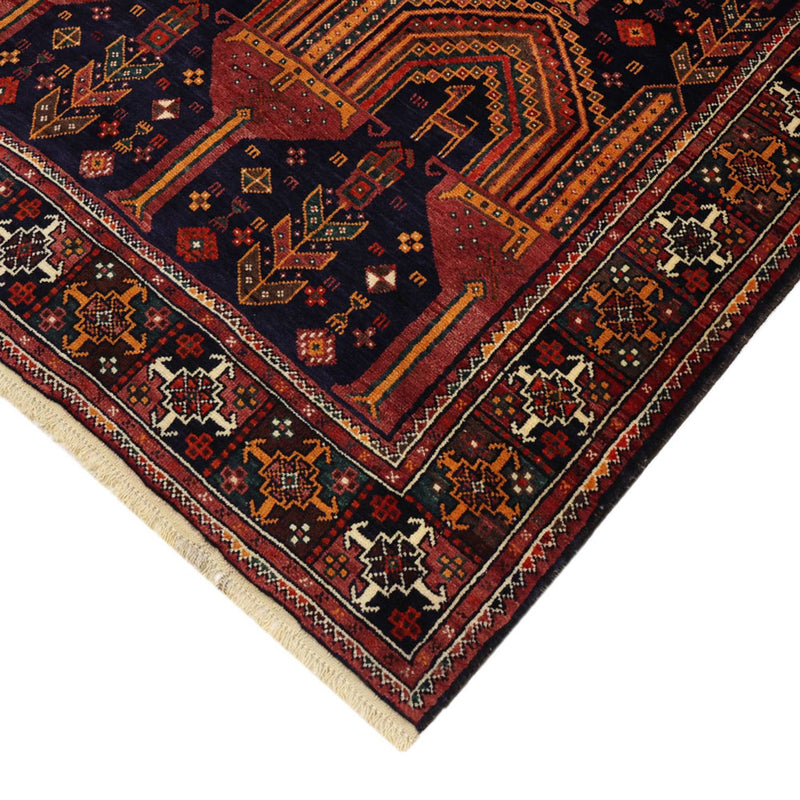 Runner Belutsch Rug - 251 x 128 cm - dark red