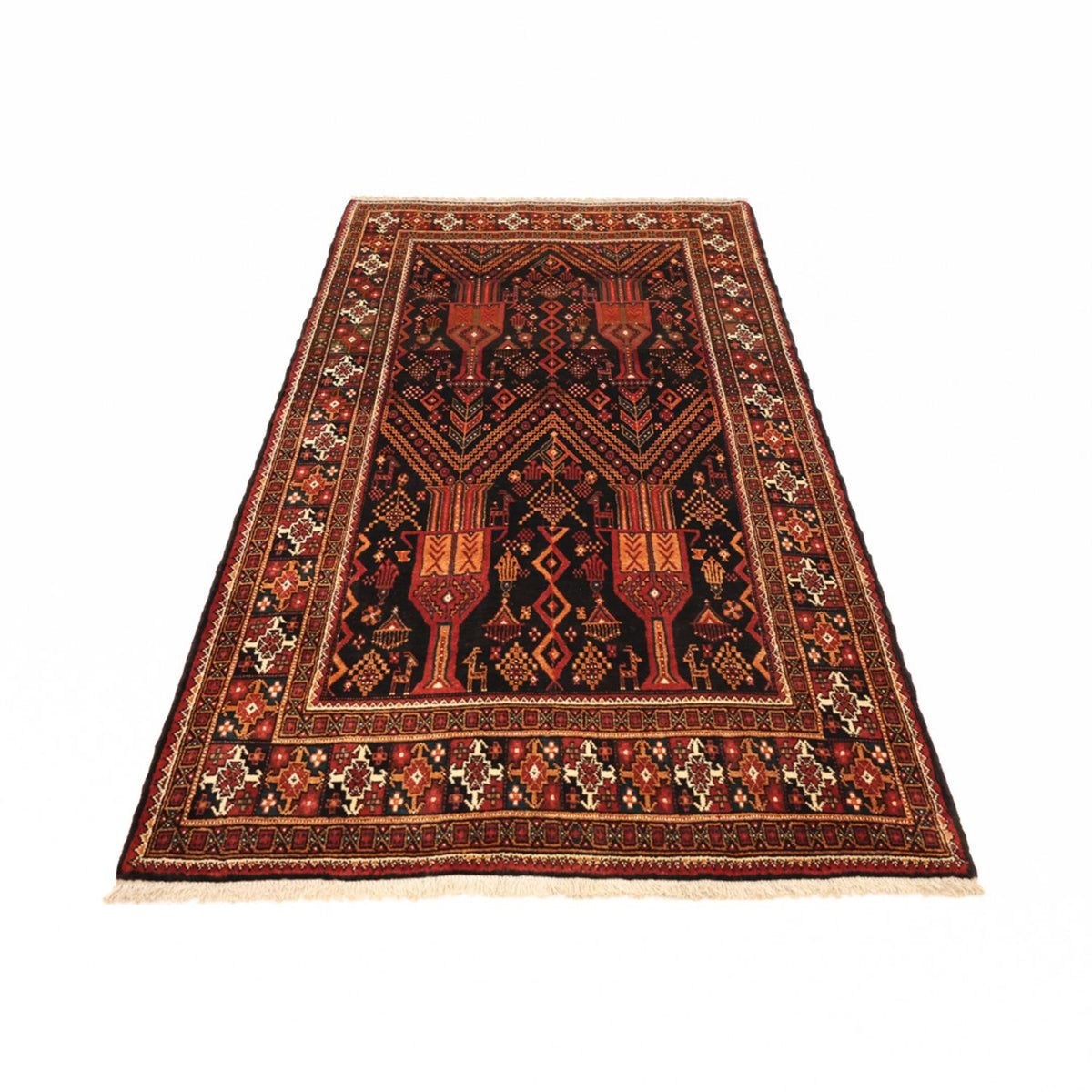 Belutsch Rug - 219 x 119 cm - dark red