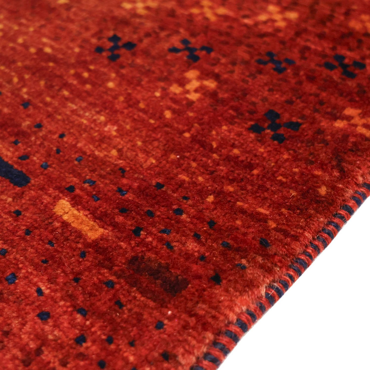 Gabbeh Rug - Kashkuli Perser square  - 111 x 101 cm - dark red