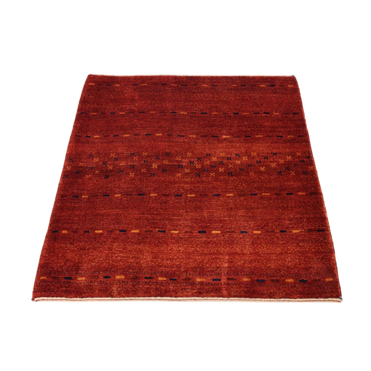 Gabbeh Rug - Kashkuli Perser square  - 111 x 101 cm - dark red
