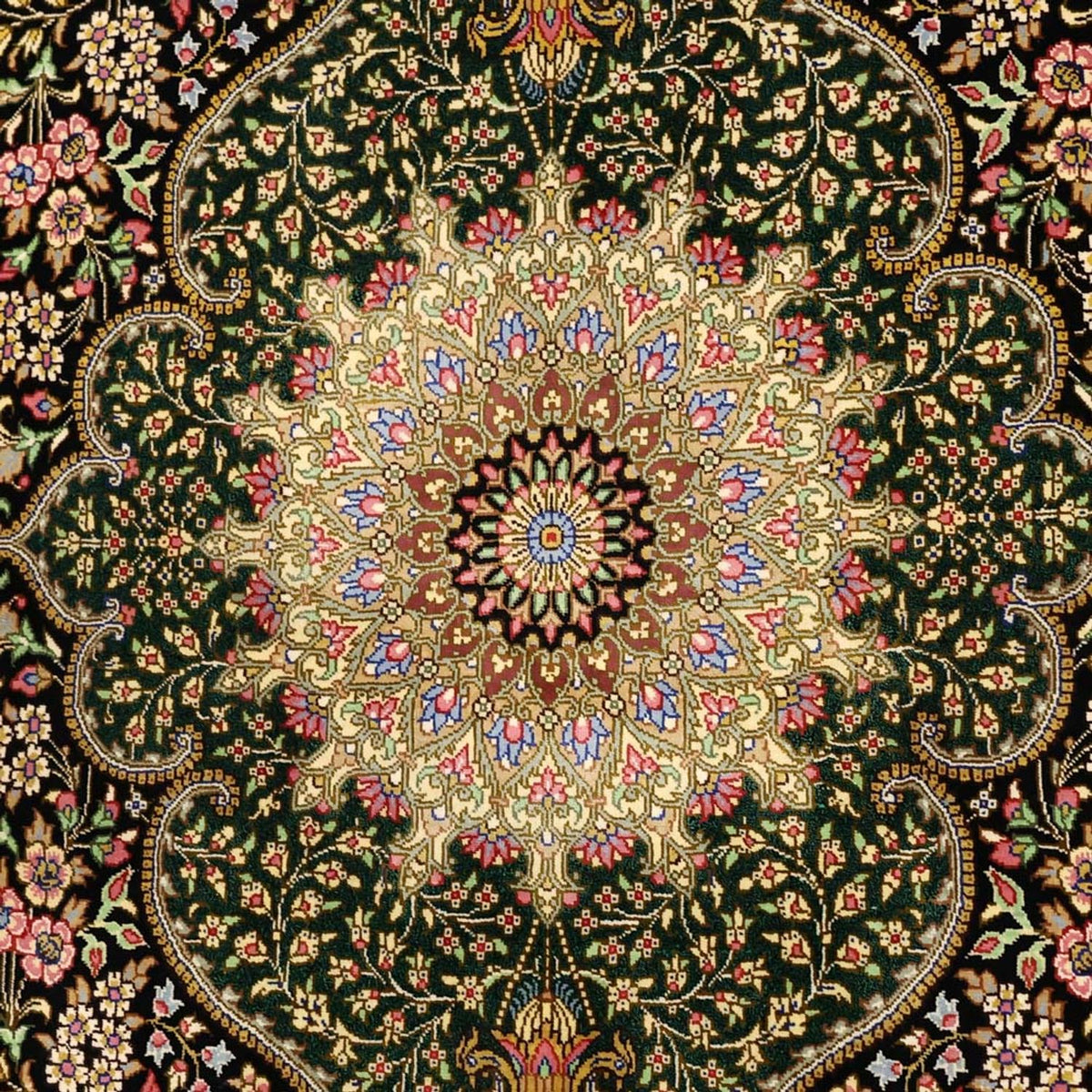 Perser Rug - Ghom - Royal - 156 x 99 cm - dark beige