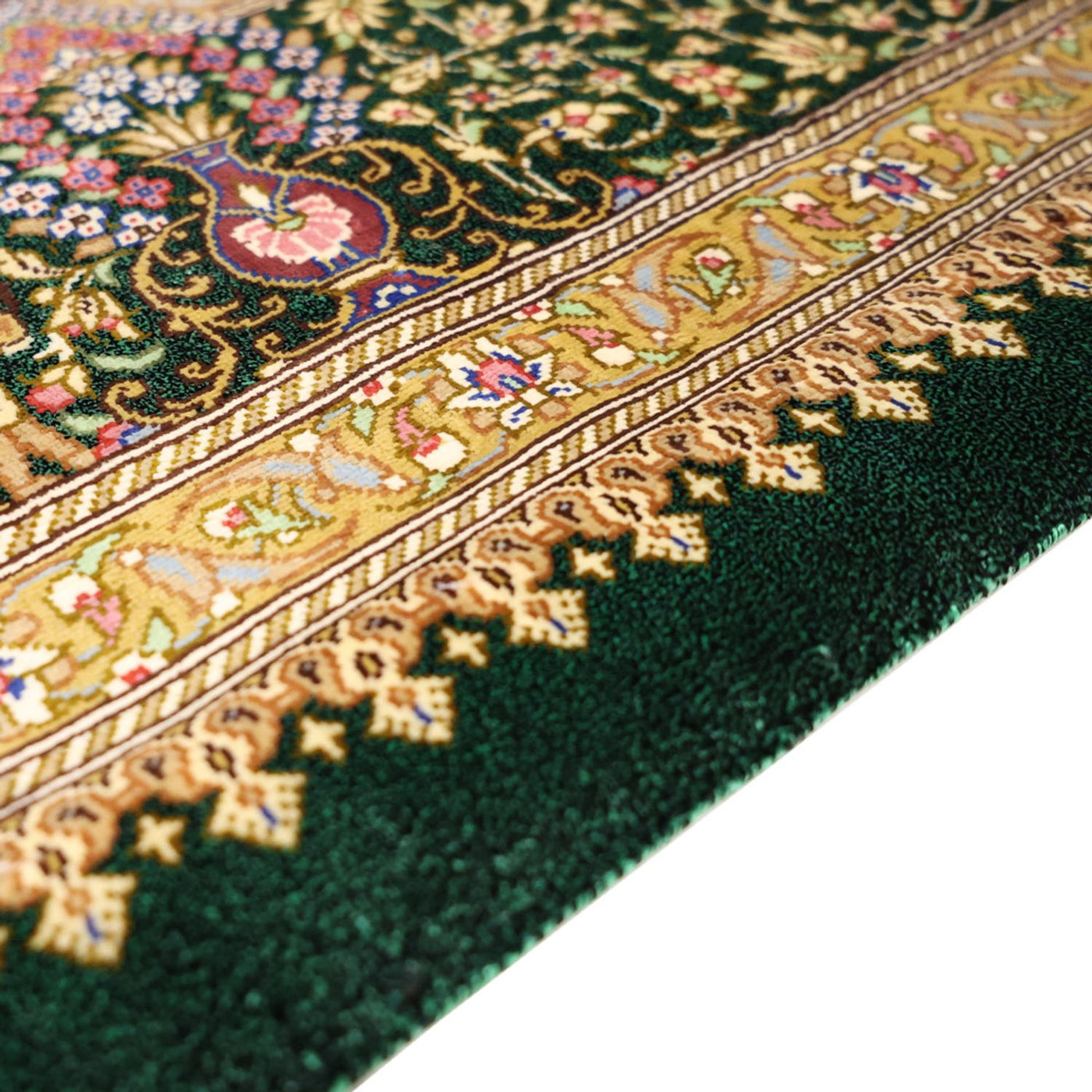 Qom Rug 156x99cm - Persian Rugs