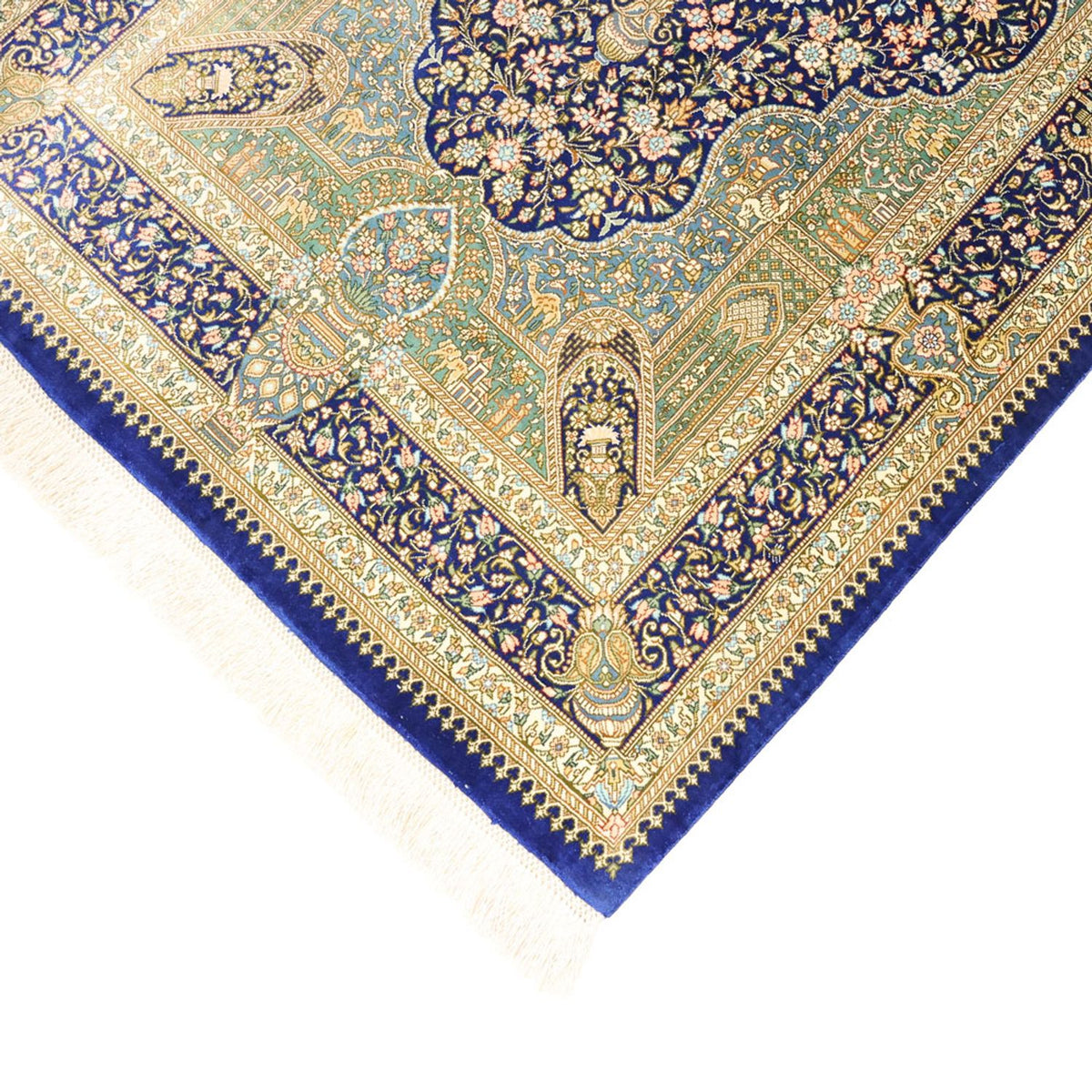 Perser Rug - Ghom - Royal - 126 x 76 cm - multicolored