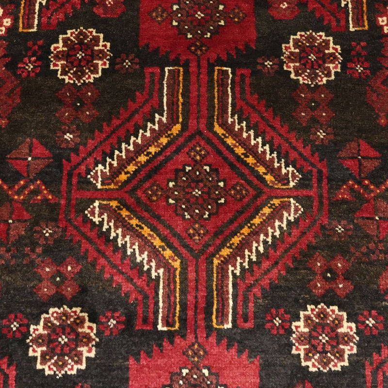 Runner Belutsch Rug - 210 x 105 cm - dark red