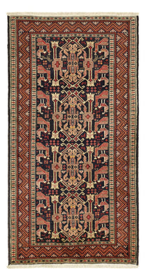 Runner Belutsch Rug - 193 x 100 cm - terracotta