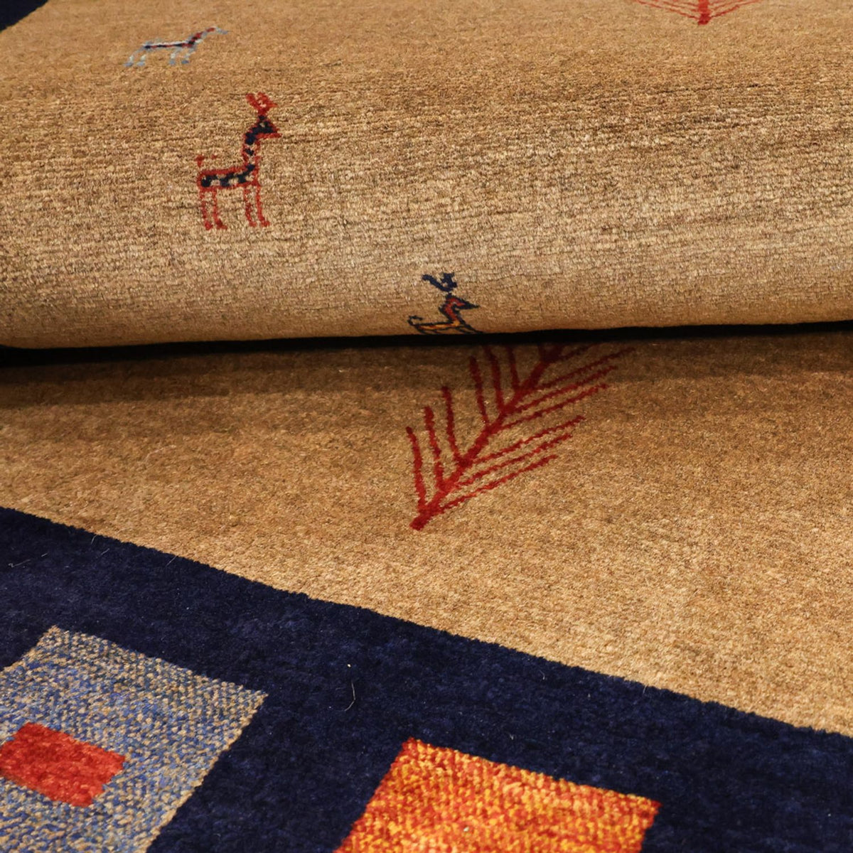 Gabbeh Rug - Loribaft Perser - 156 x 105 cm - multicolored