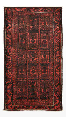 Belutsch Rug - 205 x 117 cm - dark red