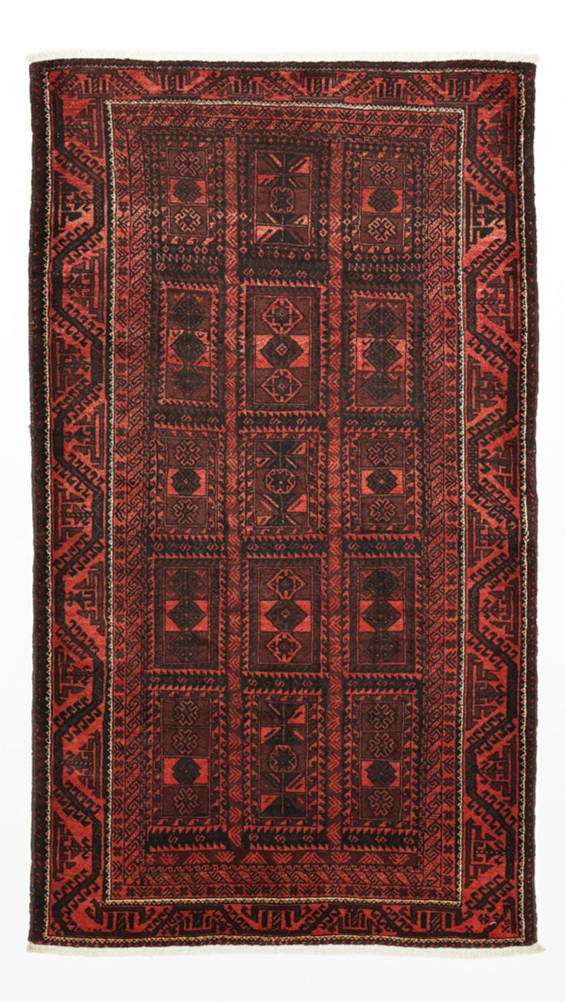 Belutsch Rug - 205 x 117 cm - dark red