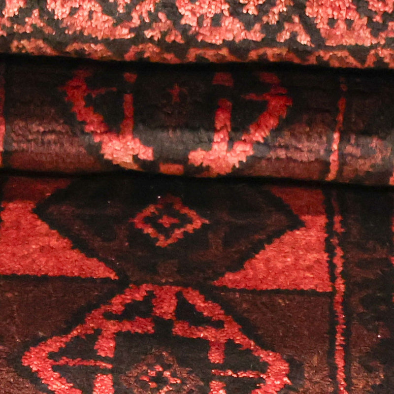 Belutsch Rug - 205 x 117 cm - dark red