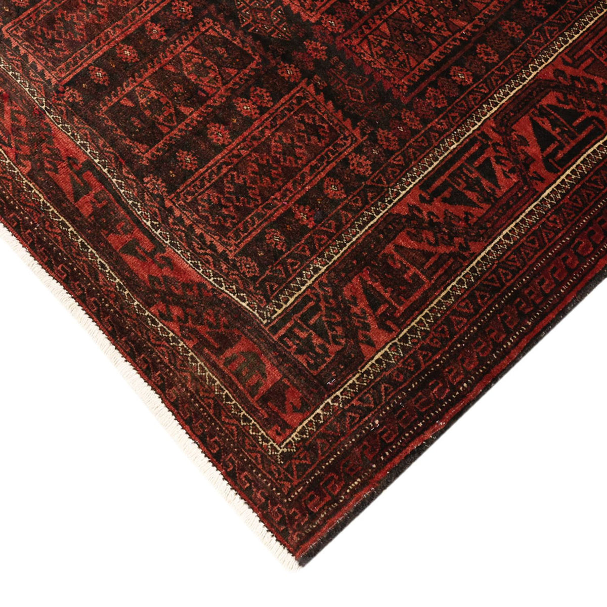 Belutsch Rug - 188 x 113 cm - dark red