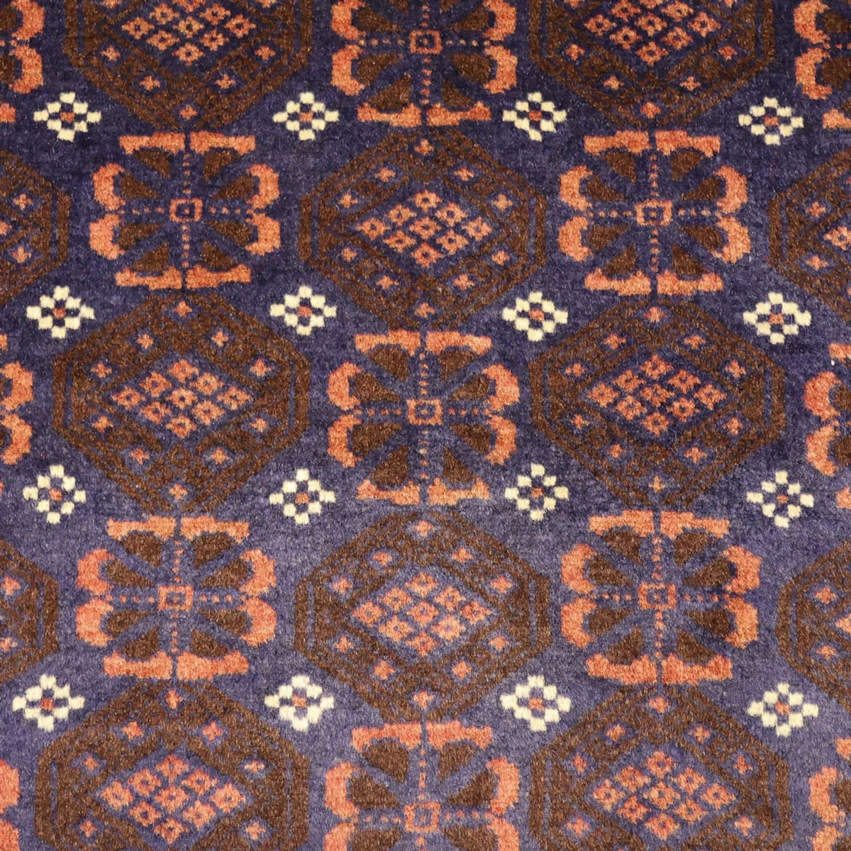 Runner Belutsch Rug - 185 x 100 cm - dark blue