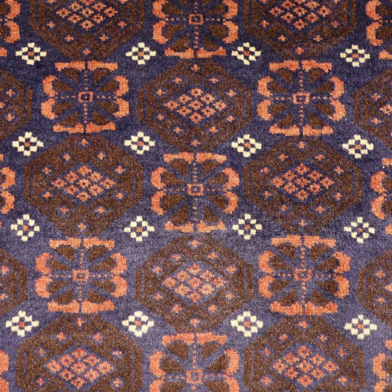 Runner Belutsch Rug - 185 x 100 cm - dark blue