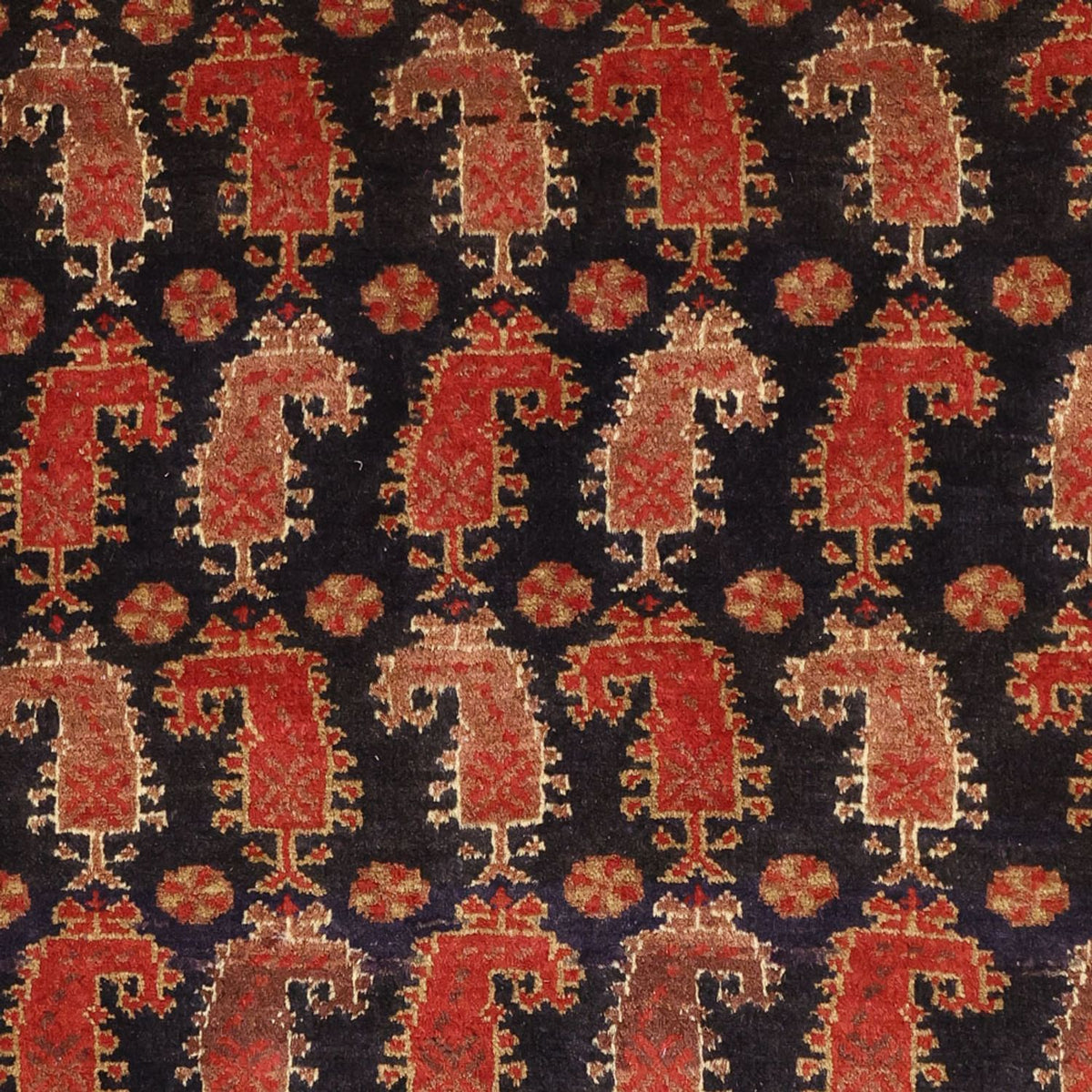 Runner Belutsch Rug - 212 x 102 cm - dark beige