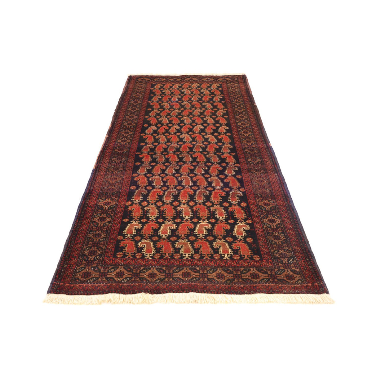 Runner Belutsch Rug - 212 x 102 cm - dark beige
