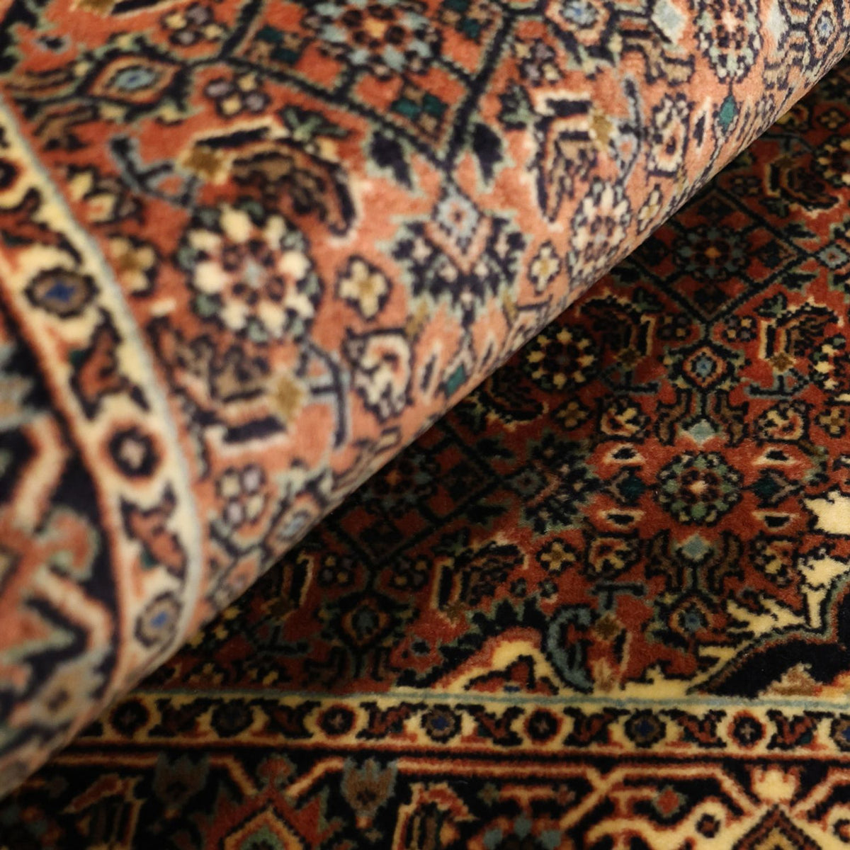 Perser Rug - Bidjar - 139 x 72 cm - dark beige