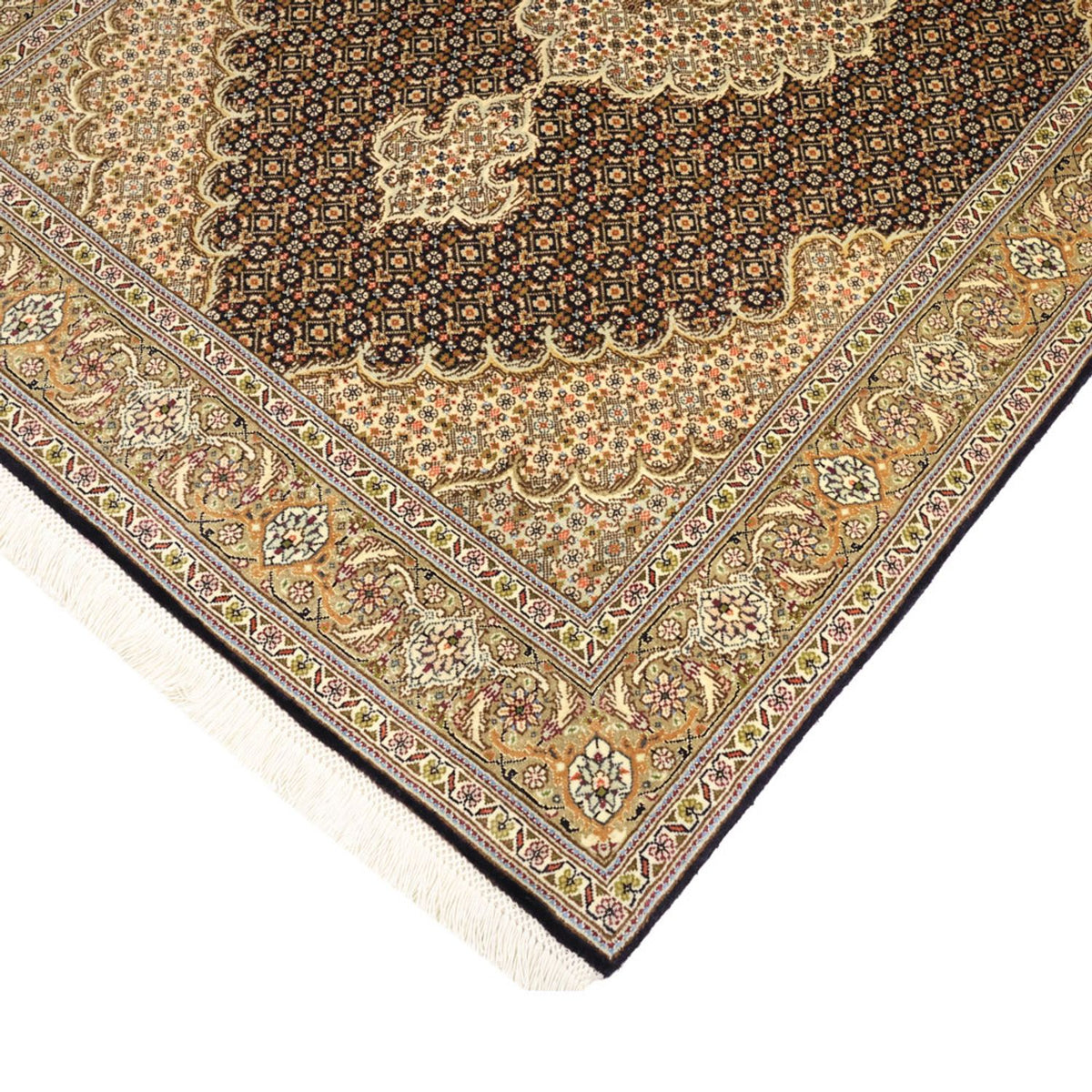 Perser Rug - Tabriz - Royal - 154 x 102 cm - dark beige