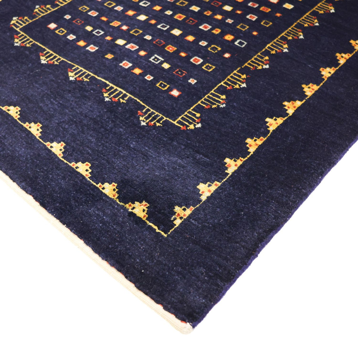 Gabbeh Rug - Kashkuli Perser - 119 x 81 cm - dark blue