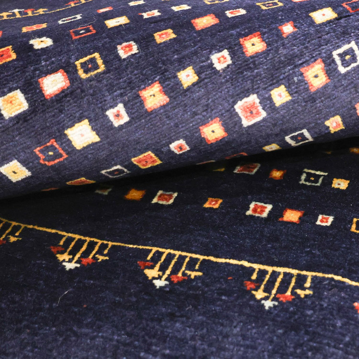 Gabbeh Rug - Kashkuli Perser - 119 x 81 cm - dark blue