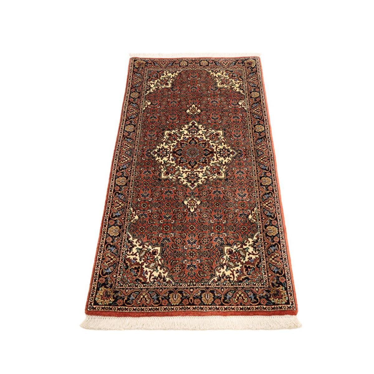 Perser Rug - Bidjar - 141 x 71 cm - dark red