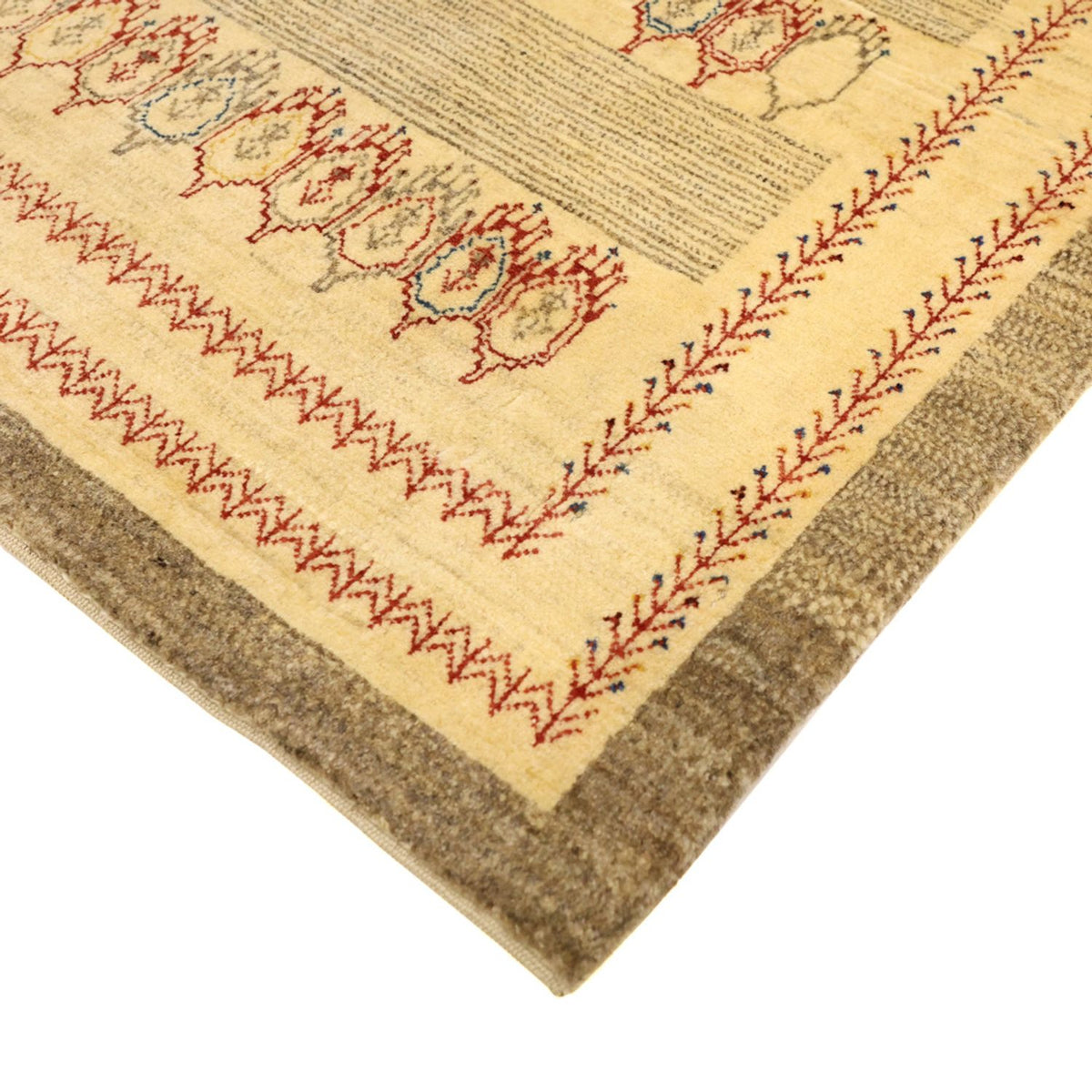 Gabbeh Rug - Kashkuli Perser - 125 x 87 cm - beige