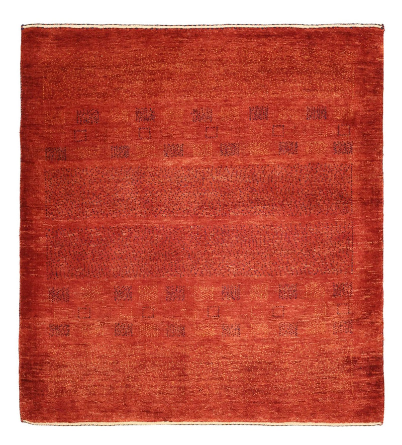 Gabbeh Rug - Kashkuli Perser square  - 112 x 101 cm - dark red