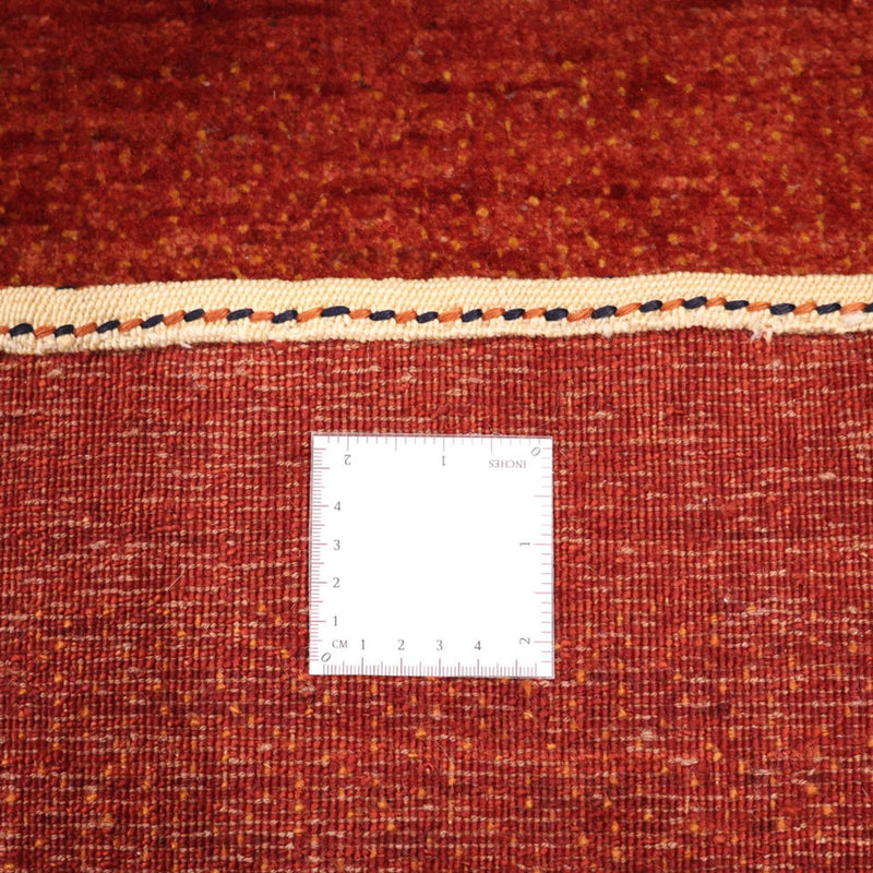 Gabbeh Rug - Kashkuli Perser square  - 112 x 101 cm - dark red