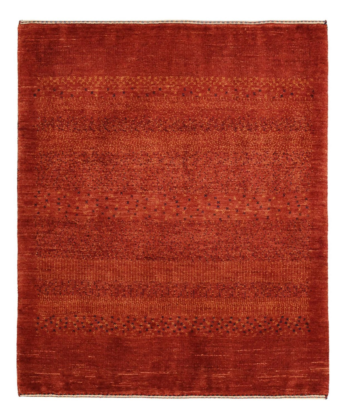 Gabbeh Rug - Kashkuli Perser - 116 x 97 cm - rust