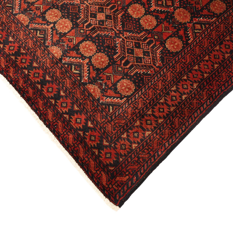 Runner Belutsch Rug - 198 x 102 cm - dark red