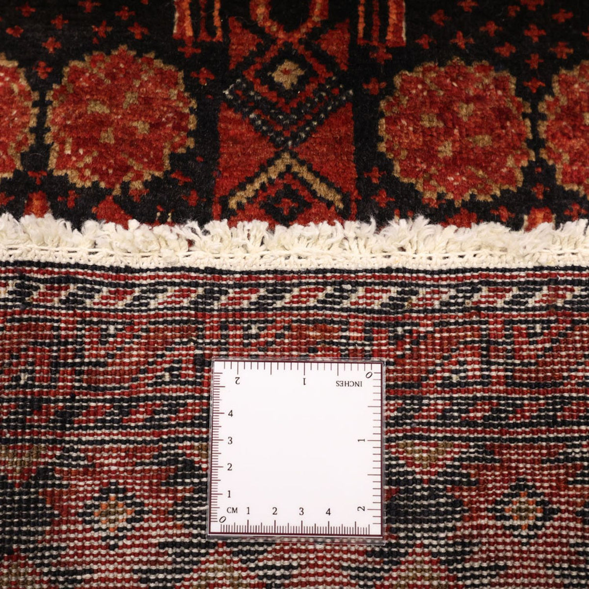 Runner Belutsch Rug - 198 x 102 cm - dark red