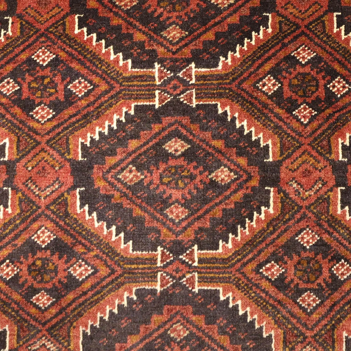 Runner Belutsch Rug - 192 x 98 cm - dark red