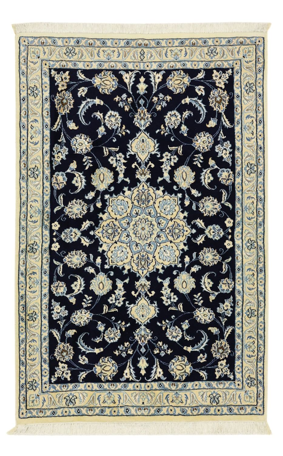 Perser Rug - Nain - Royal - 136 x 86 cm - dark blue